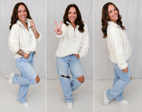Cassie Cream Sherpa