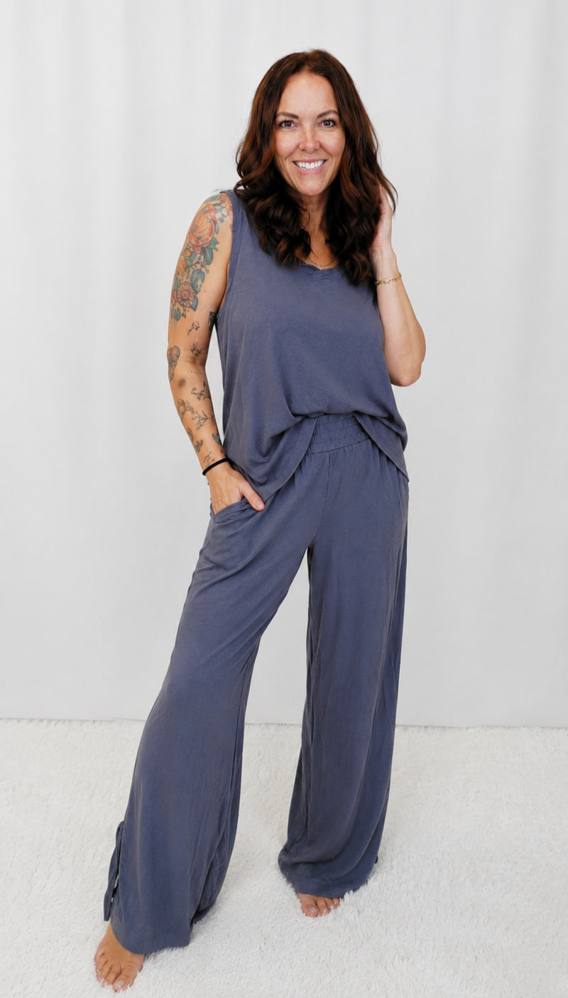 Cotton Laid-Back Tank SET