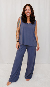 Cotton Laid-Back Tank SET