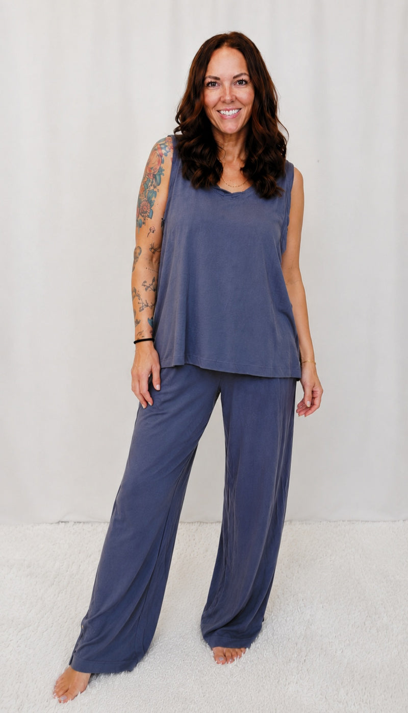 Cotton Laid-Back Tank SET