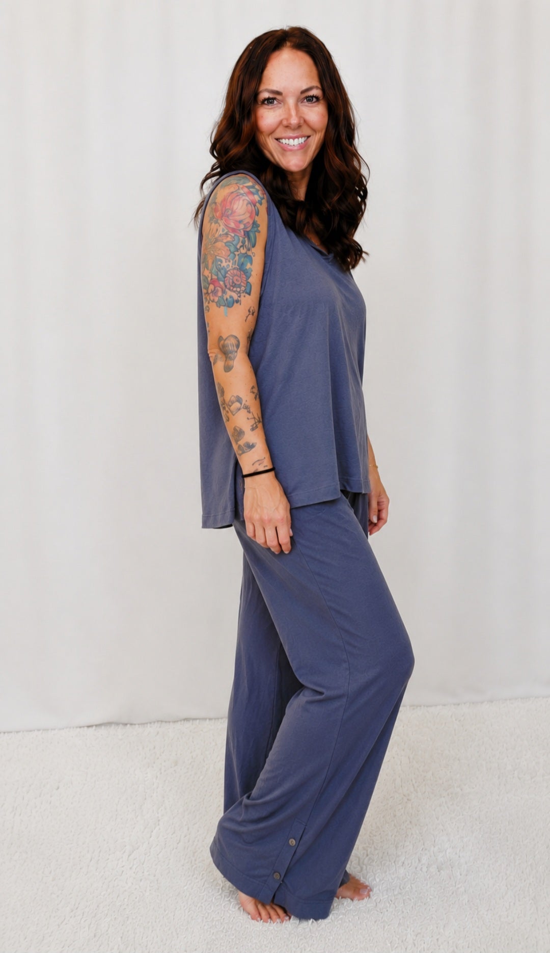 Cotton Laid-Back Tank SET