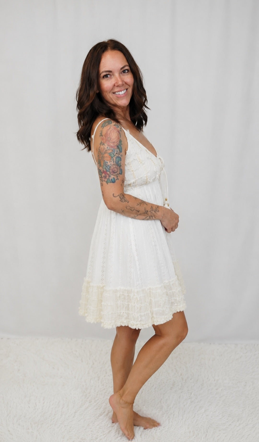 Tiered Tassel Dress