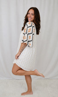 Western Beige Dress