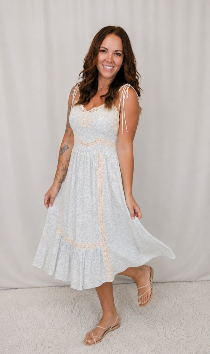 CottageCore Floral Dress