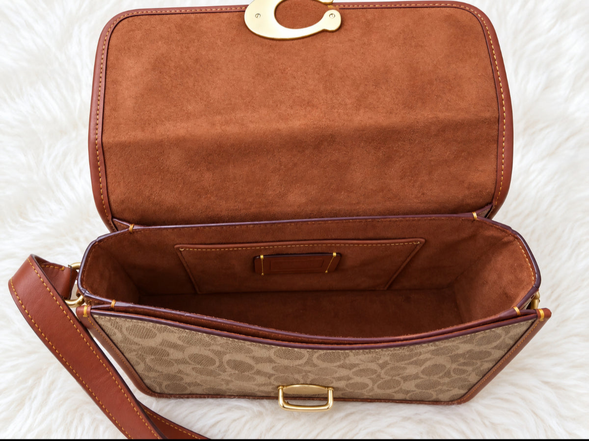 Coach Jacquard Shoulder Bag