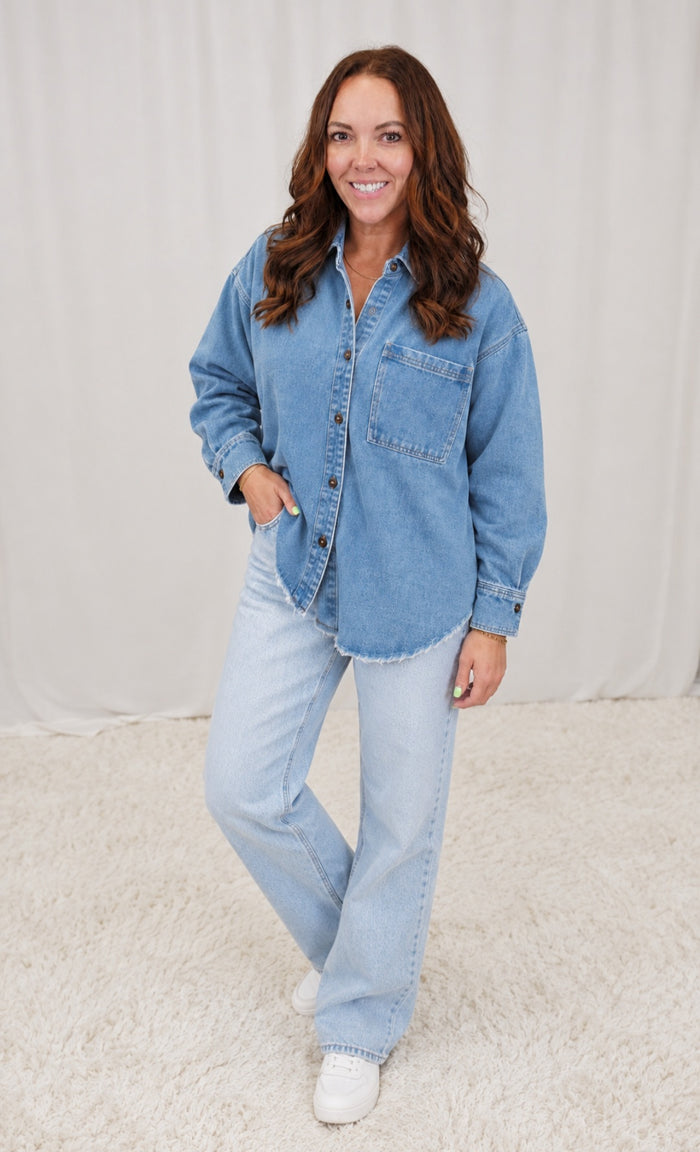 Donna Denim Shirt