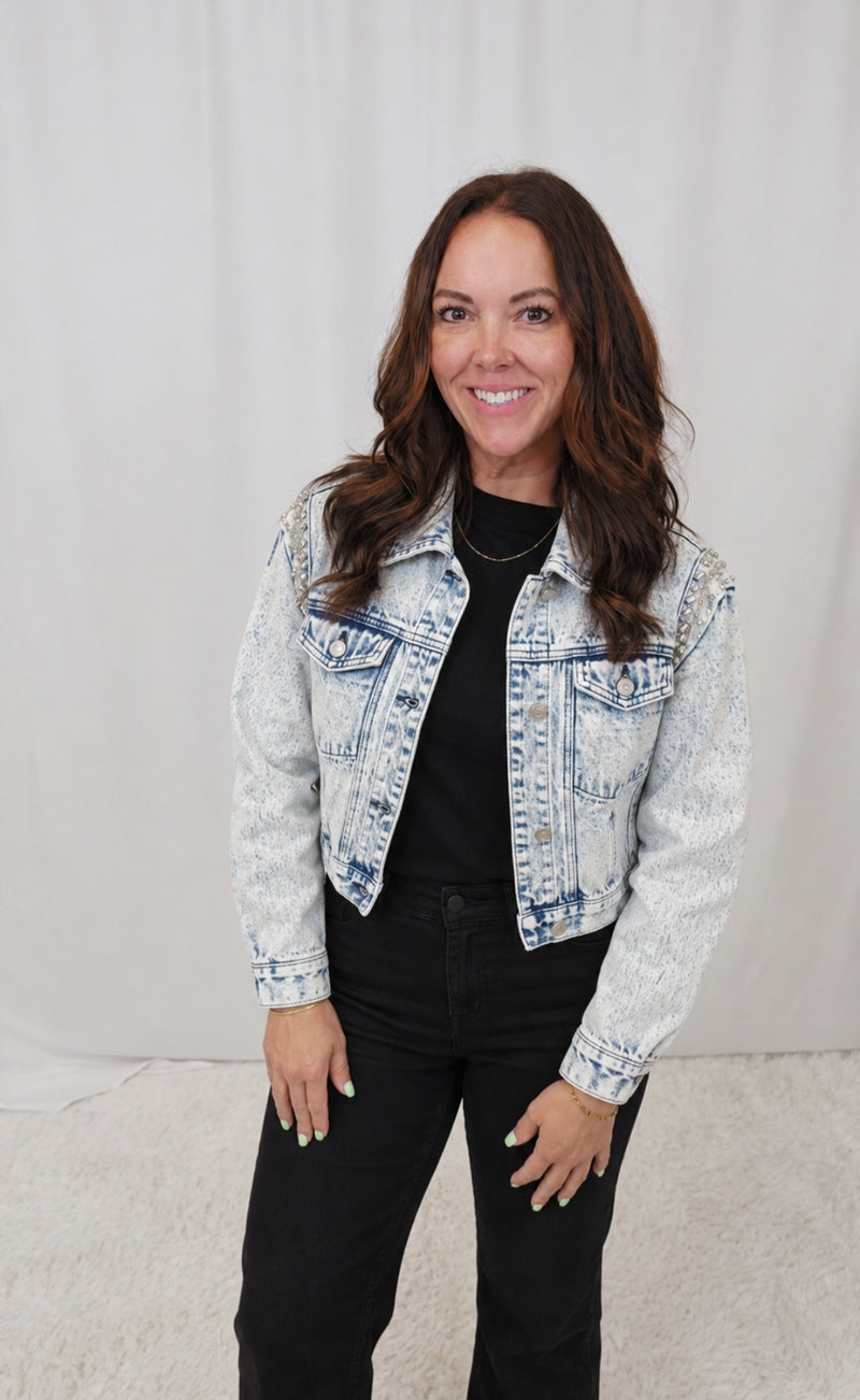 Embellished Denim Jacket