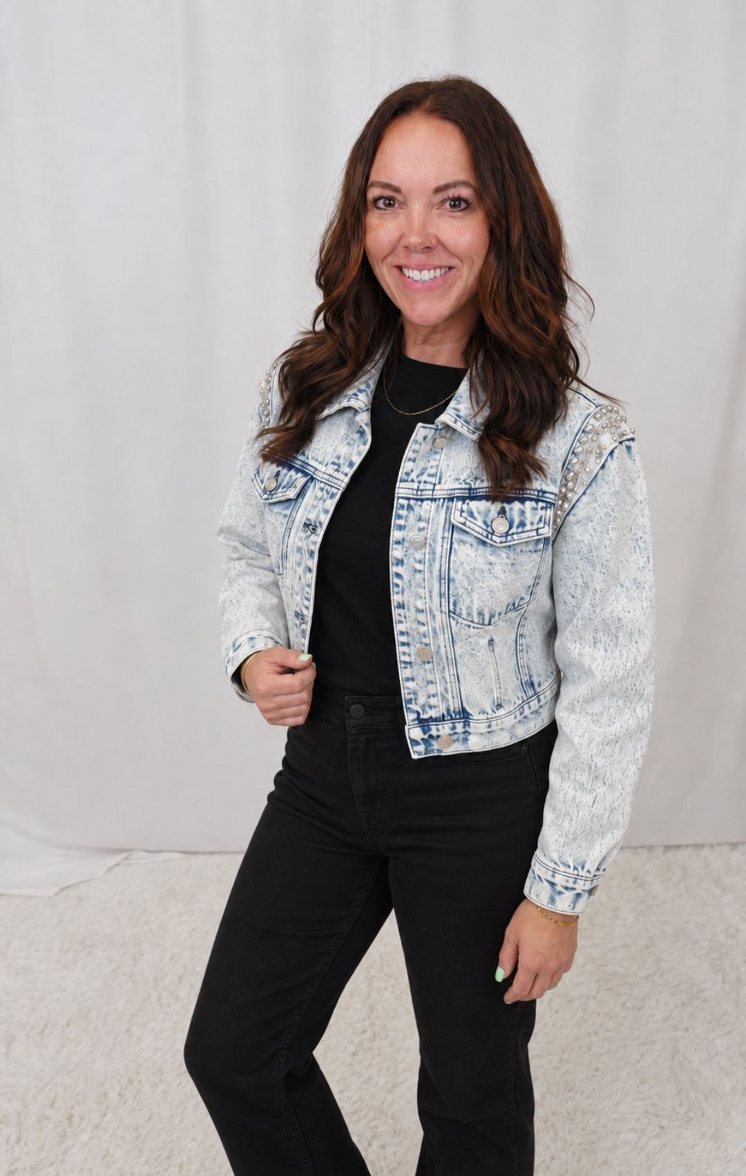 Embellished Denim Jacket