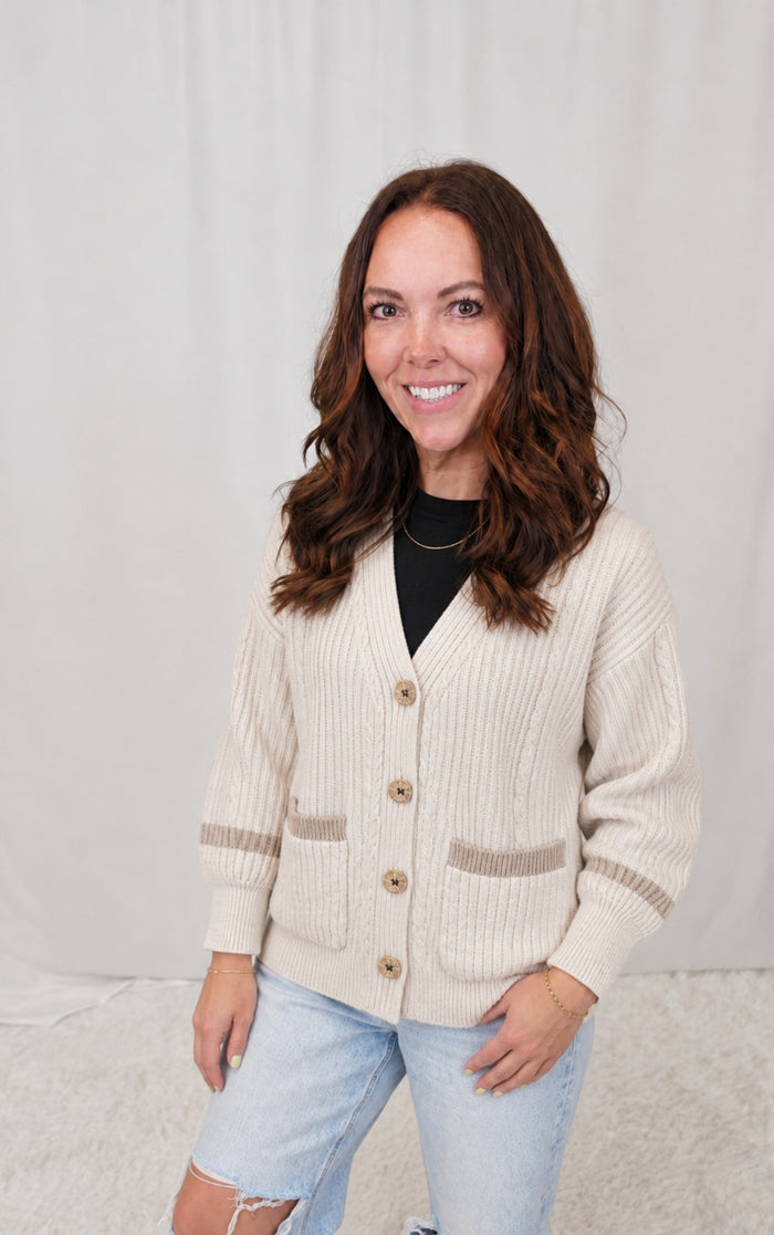 Carley Cable Cardigan