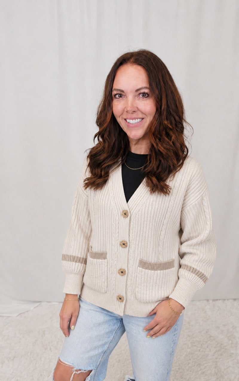 Carley Cable Cardigan