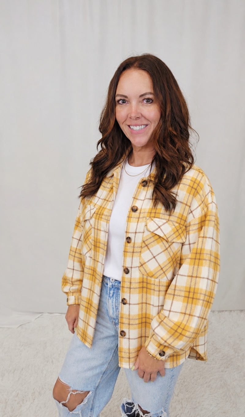 Eliana Plaid Shacket