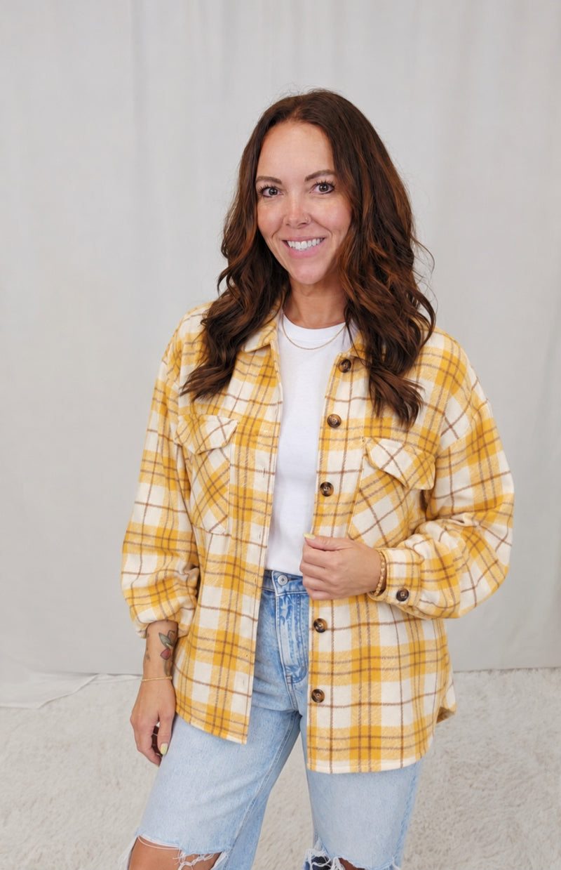Eliana Plaid Shacket