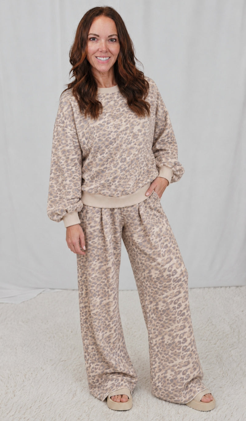 Willow Leopard Sweatshirt