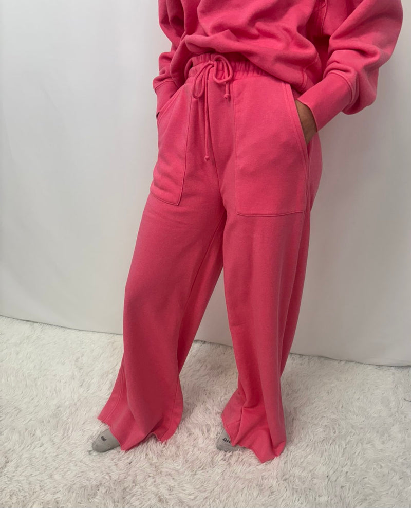 Burnout Wide Leg Pant