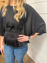Elegant Peplum Blouse
