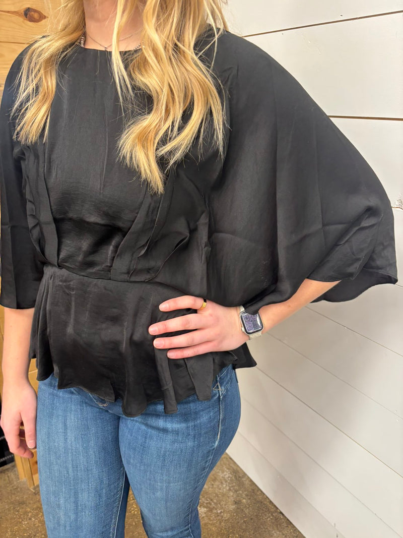 Elegant Peplum Blouse