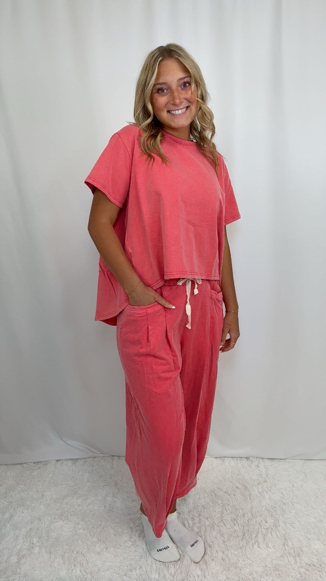 Rae Cotton Red SET