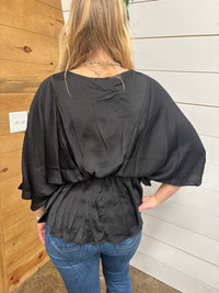 Elegant Peplum Blouse
