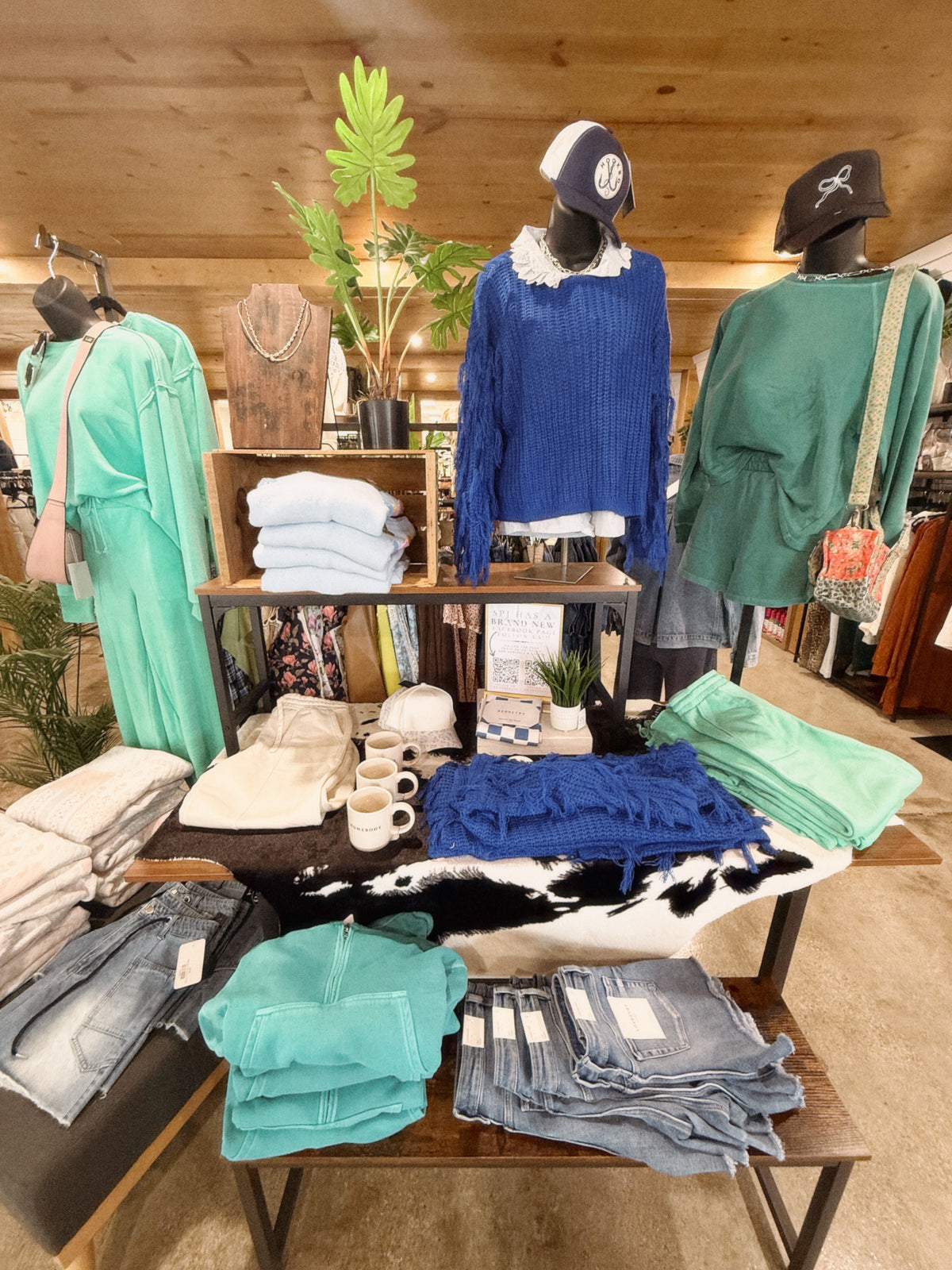 Inside the boutique