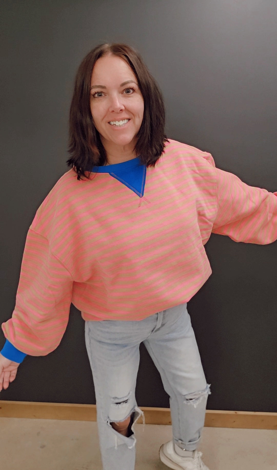 Candy Striped Sweater