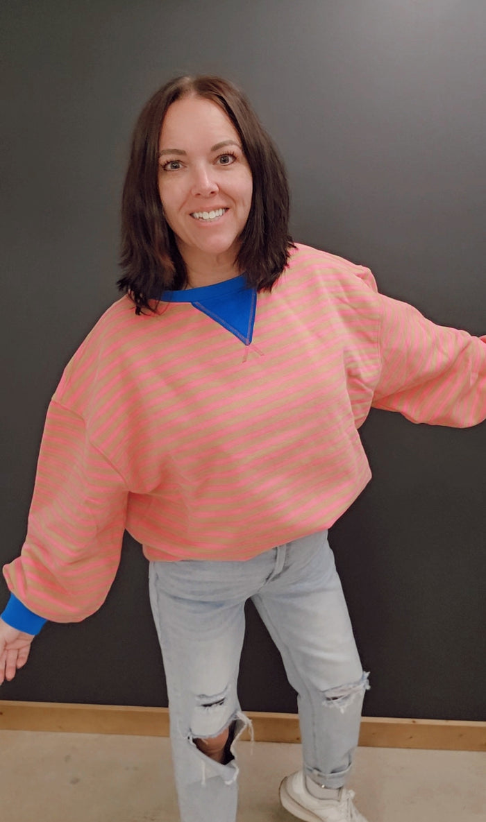 Candy Striped Sweater