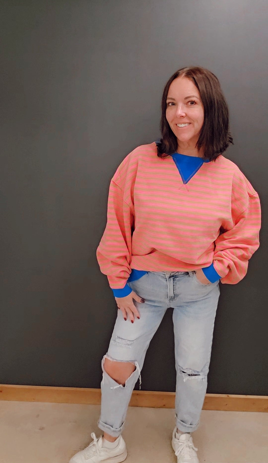 Candy Striped Sweater