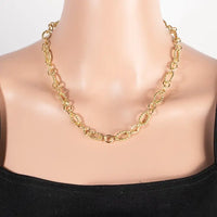Twisted Oval Necklace