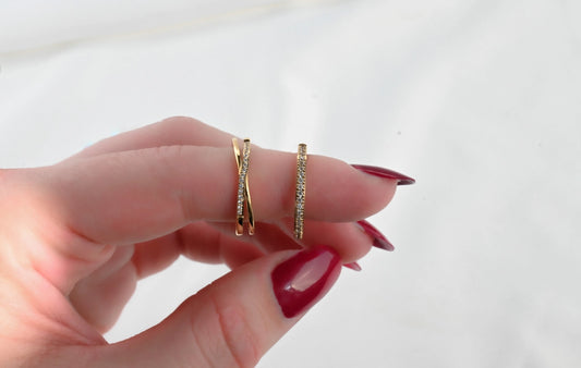 Diamond Waterproof Stacker Ring