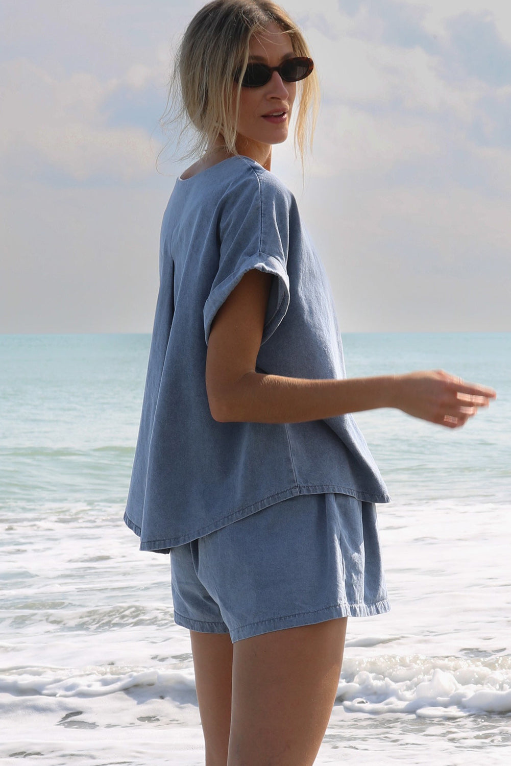 Denim Short SET