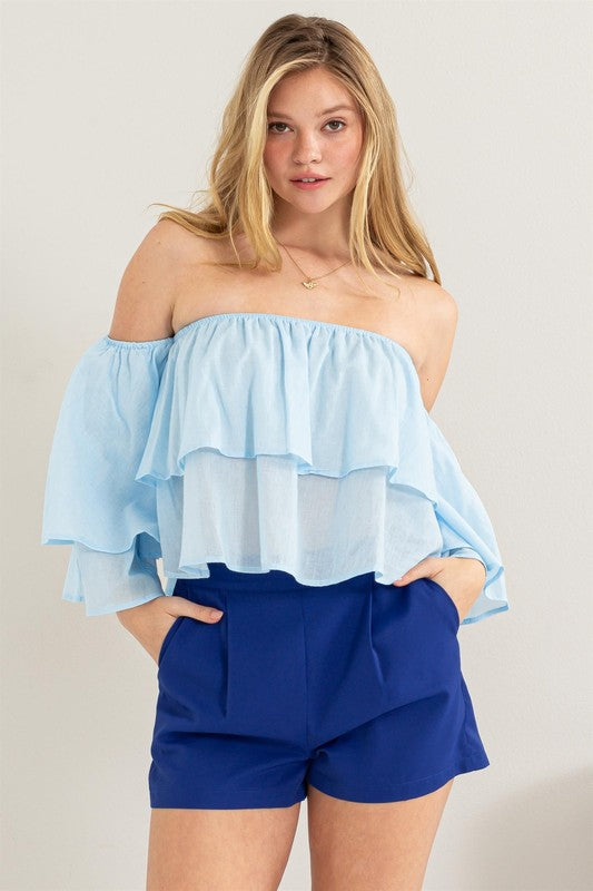 Romantic Off Shoulder Top