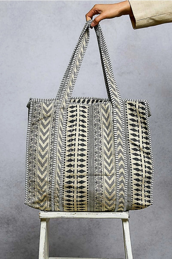 Bohemian Black Multi Tote