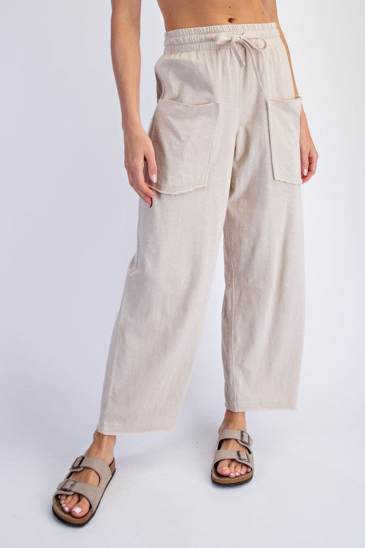 Slub Barrel Pant