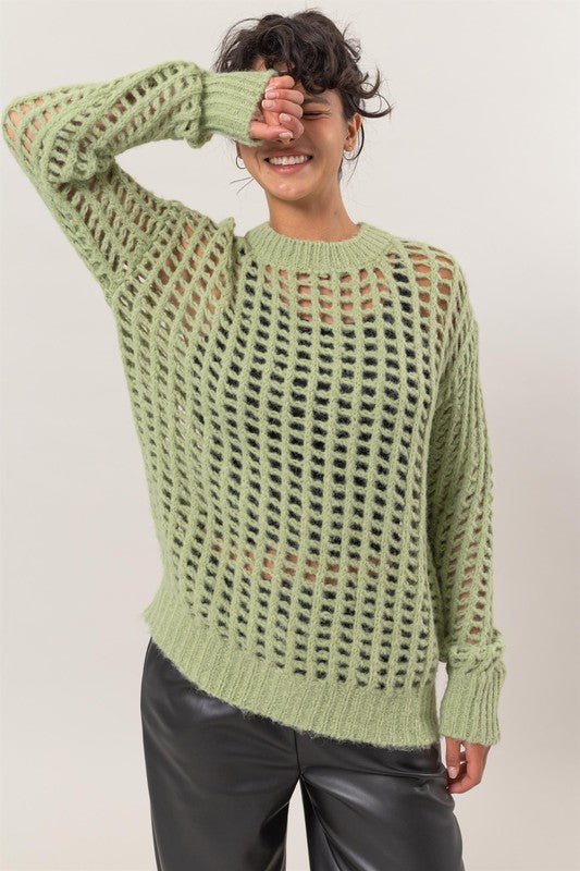 Open Stitch Sweater - SALE
