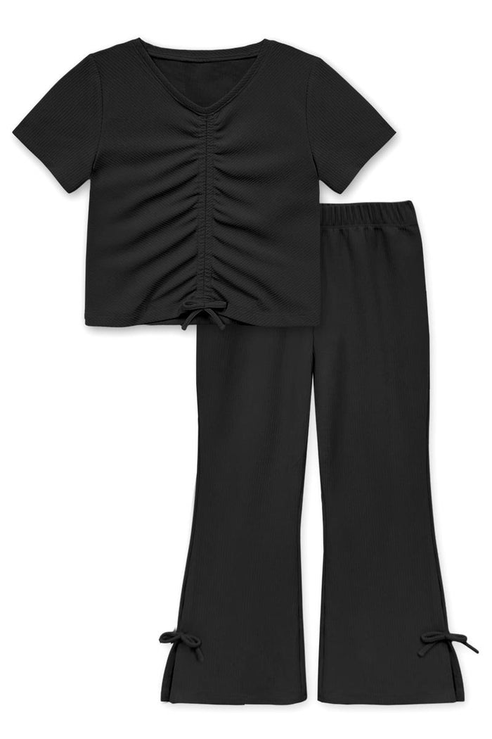 Girls Ruched Pant SET