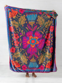 Pink Flower Blanket