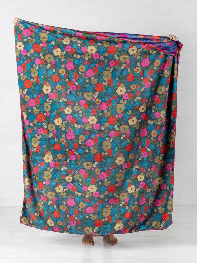 Pink Flower Blanket