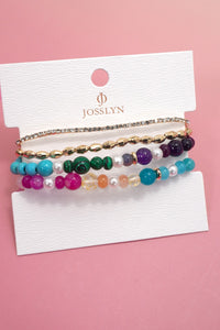 Glass Bead Bracelet SET