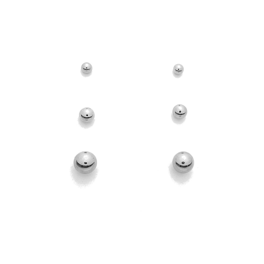 Ball Stud Earring SET