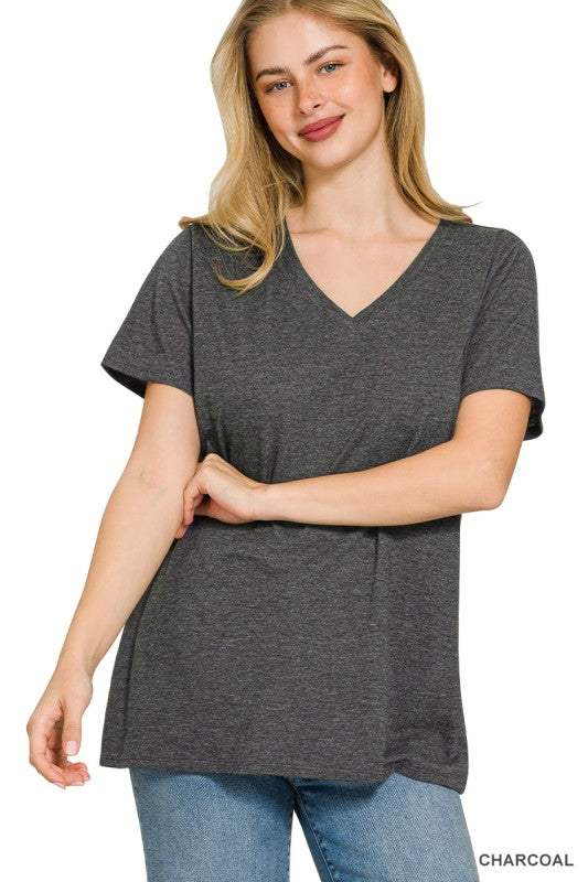 Boyfriend V Neck Tee