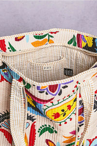 Bohemian Quilted Tote