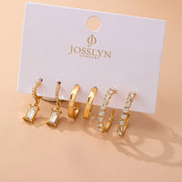 Crystal Drop Earring SET