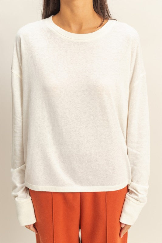 Long Crewneck Tee