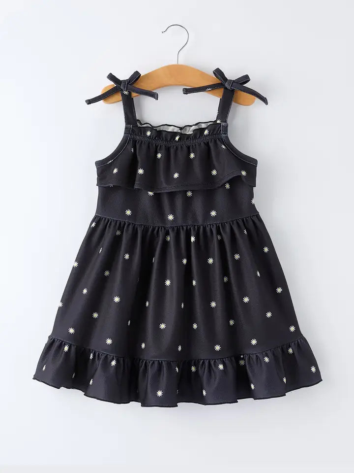 Daisy Navy Girls Dress