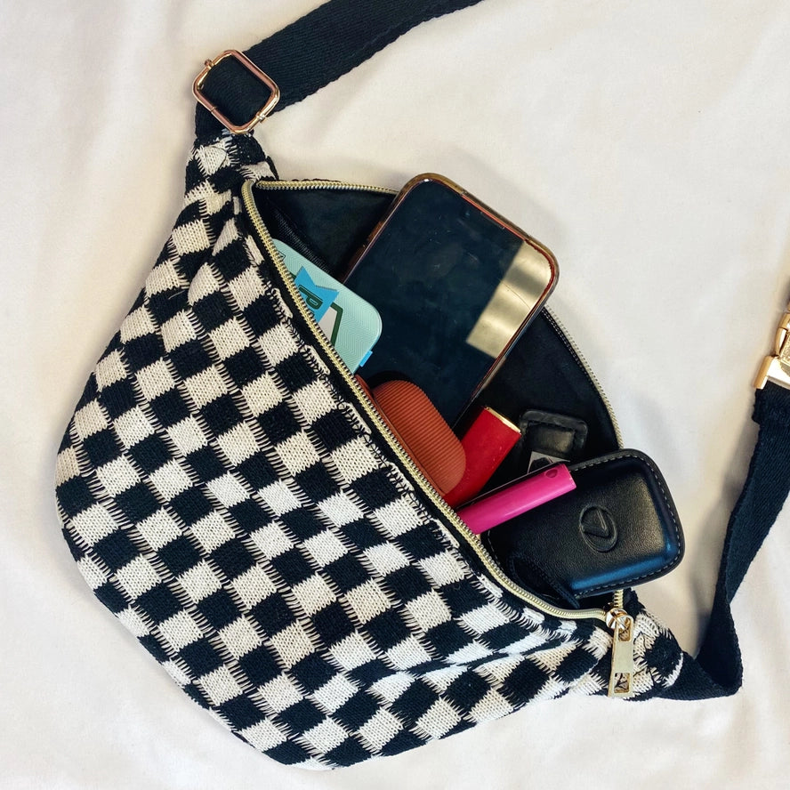 Checkered Sling Bag