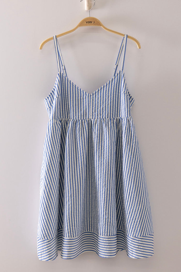 Georgina Striped Bow Dress