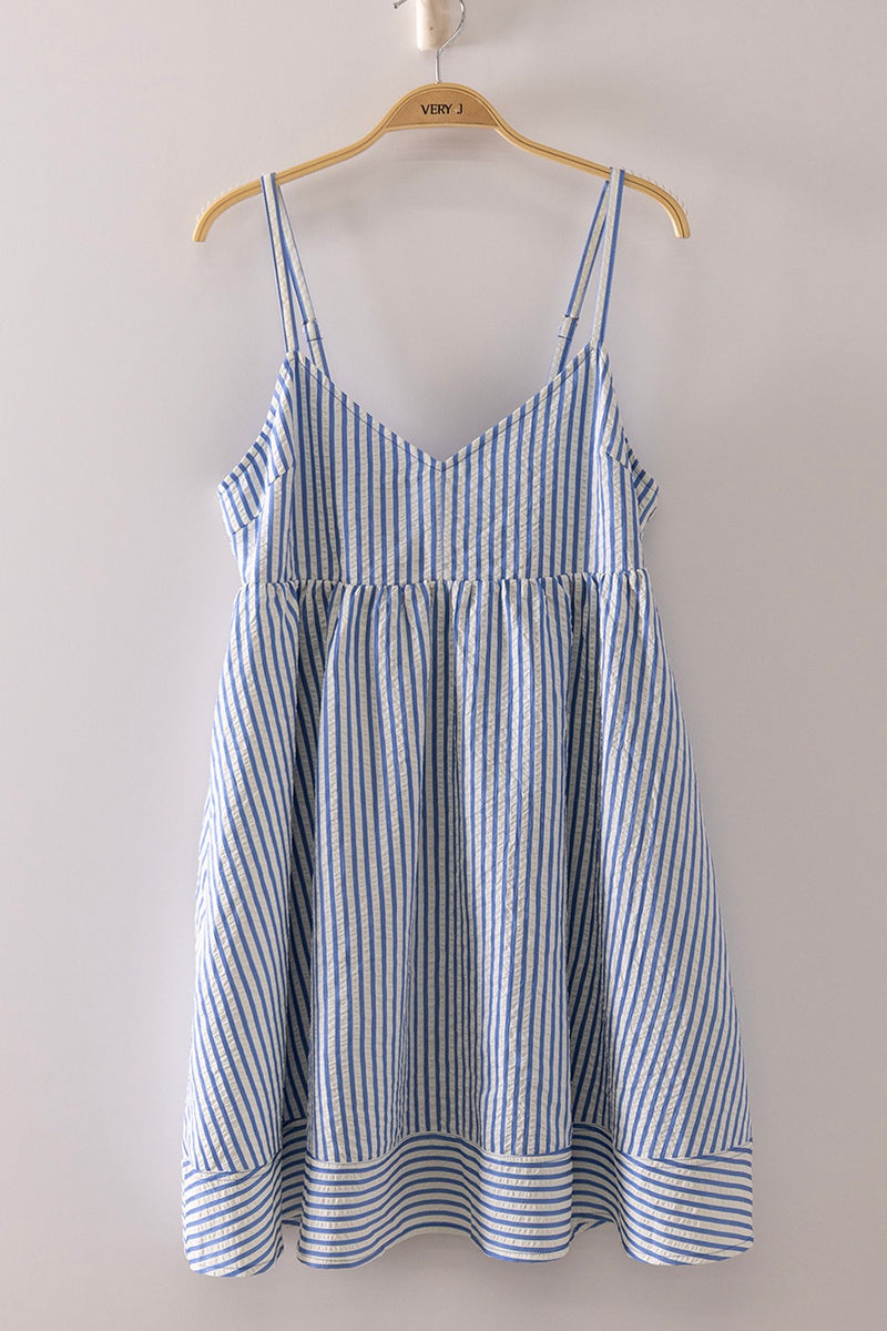 Georgina Striped Bow Dress
