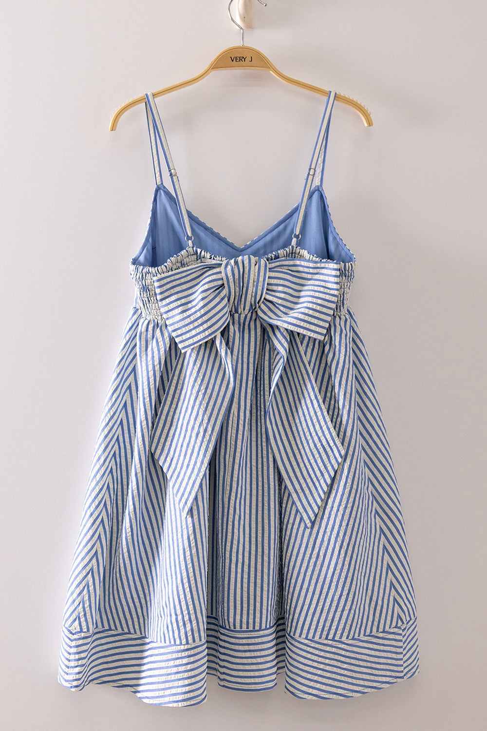 Georgina Striped Bow Dress