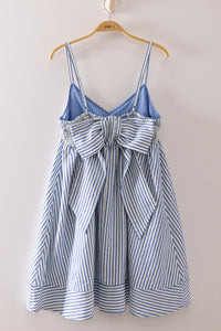 Georgina Striped Bow Dress