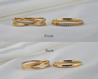 Diamond Waterproof Stacker Ring
