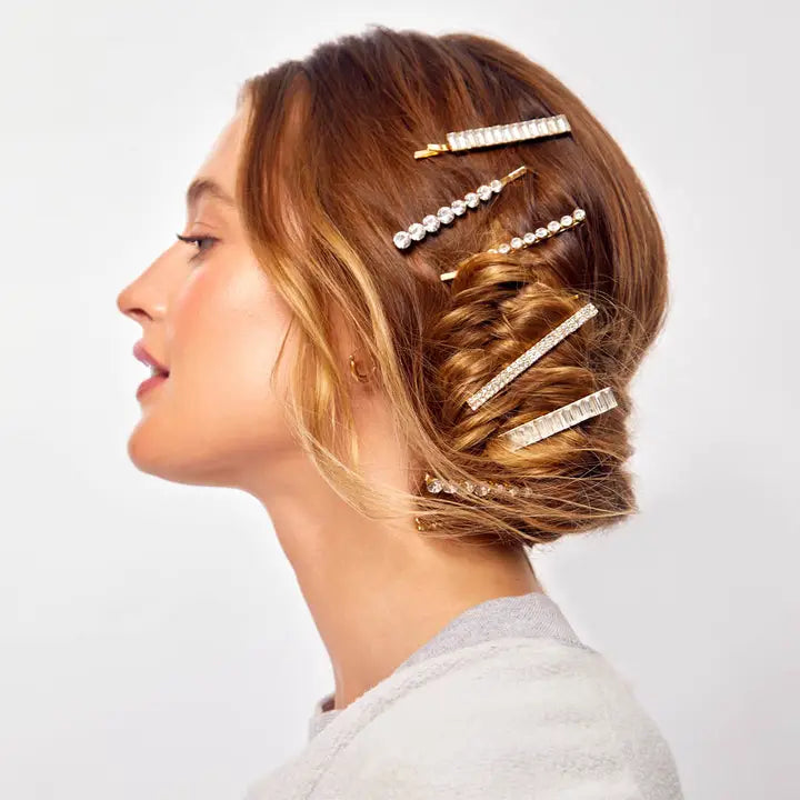 Rhinestone Bobby Pin SET
